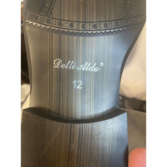 Delli Aldo Men's Lace Up Cap Toe Oxford Dress Shoes w/ Leather lining M-19006 - Picture 5 of 9